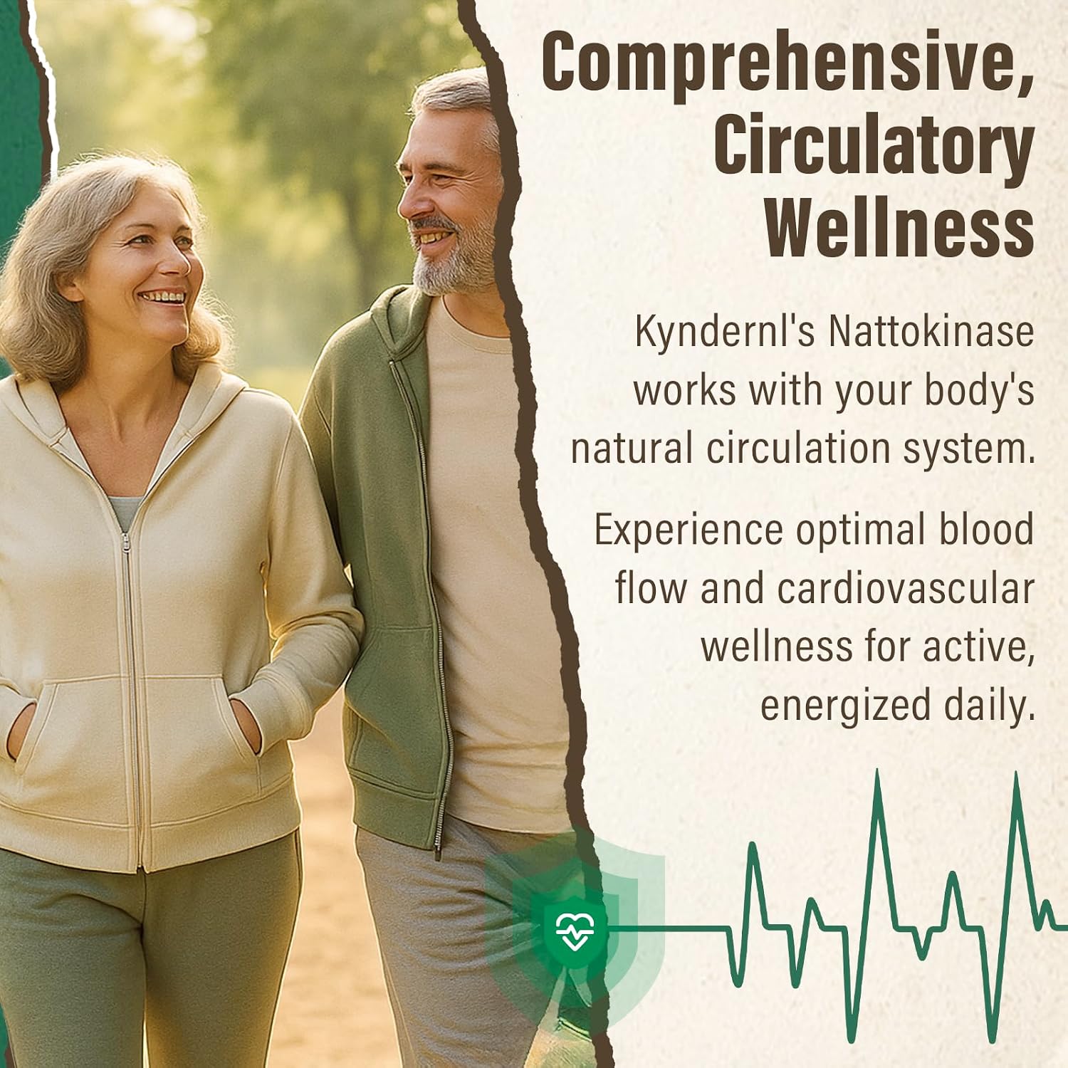Detalle de KYNDERNL Nattokinase Supplement, 10,000 FU, 180 Enteric-Coated Tablets