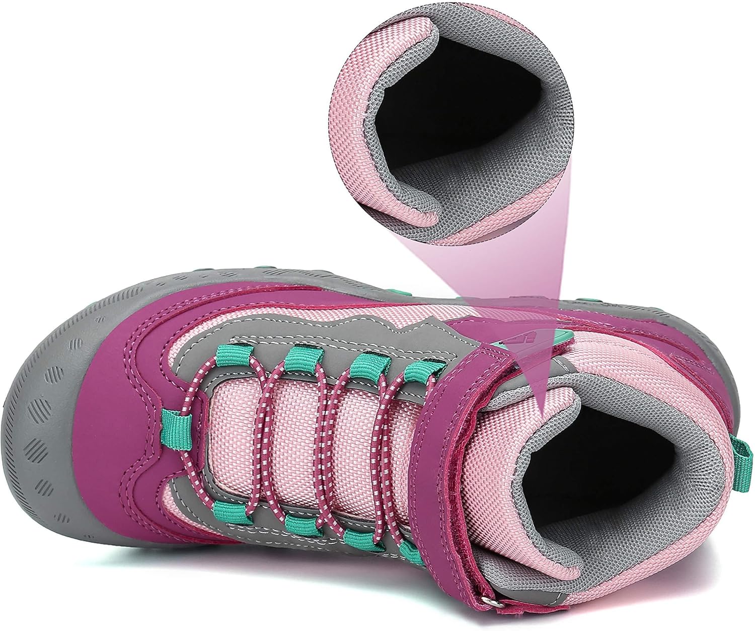 Thumbnail 4 de Mishansha Kinder-Wanderschuhe rutschfest & leicht – Trekkingstiefel für Jungen und Mädchen (Gr. 24–38)