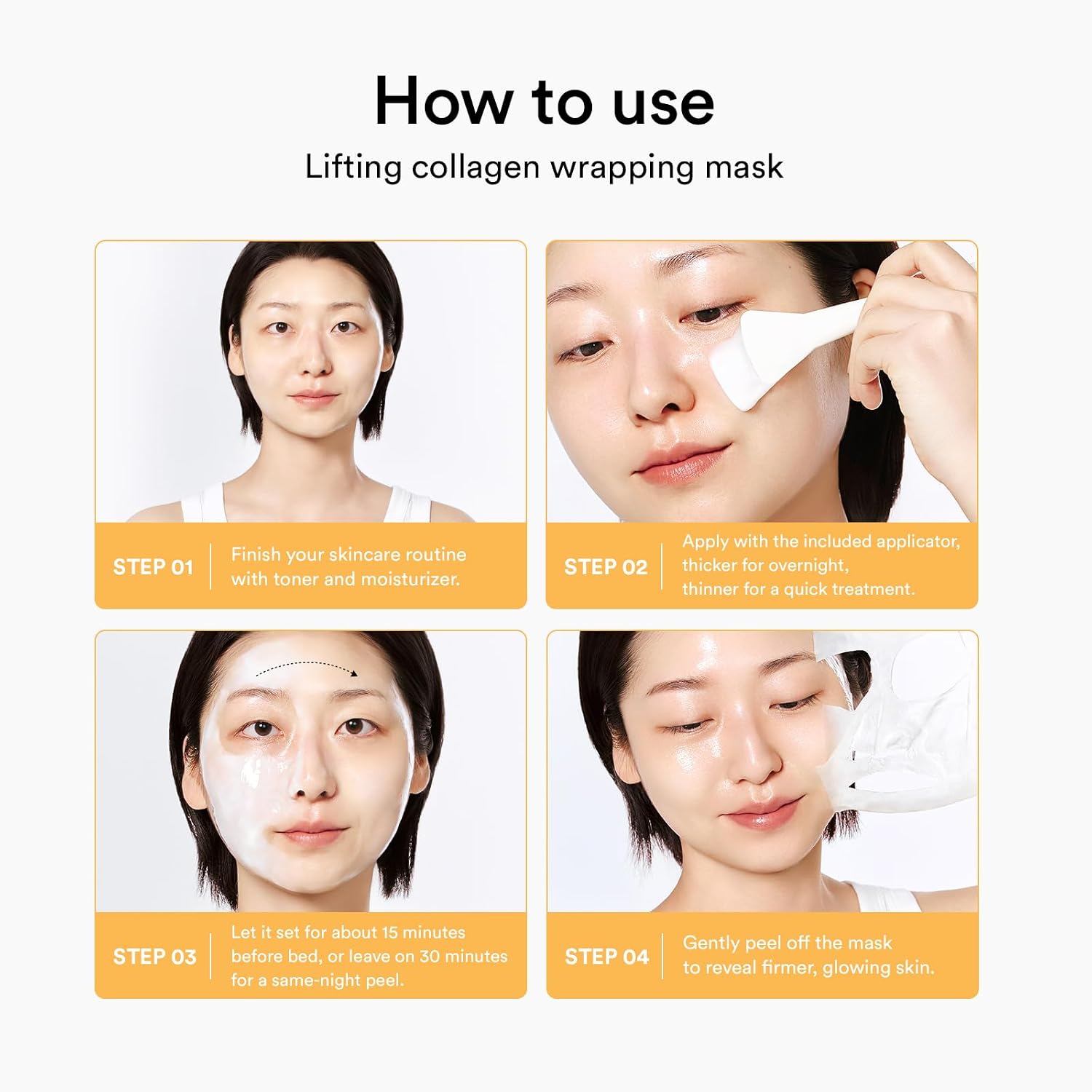 Detalle de Abib Collagen Overnight Wrapping Mask Jericho Rose — Peel-Off Mask for Glass Skin, Pore Tightening & Firming