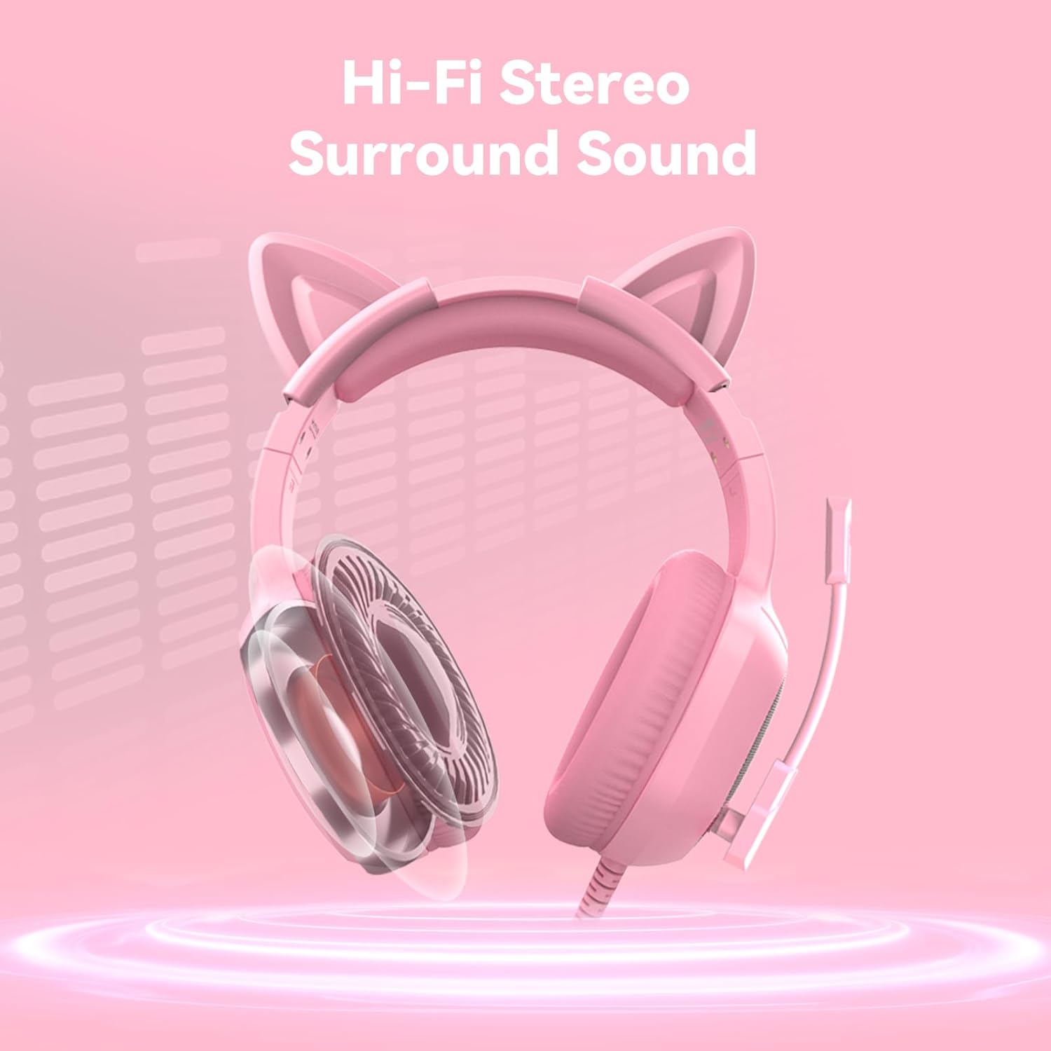 Thumbnail 1 de IMYB Gaming Headset Katzenohren 50 mm