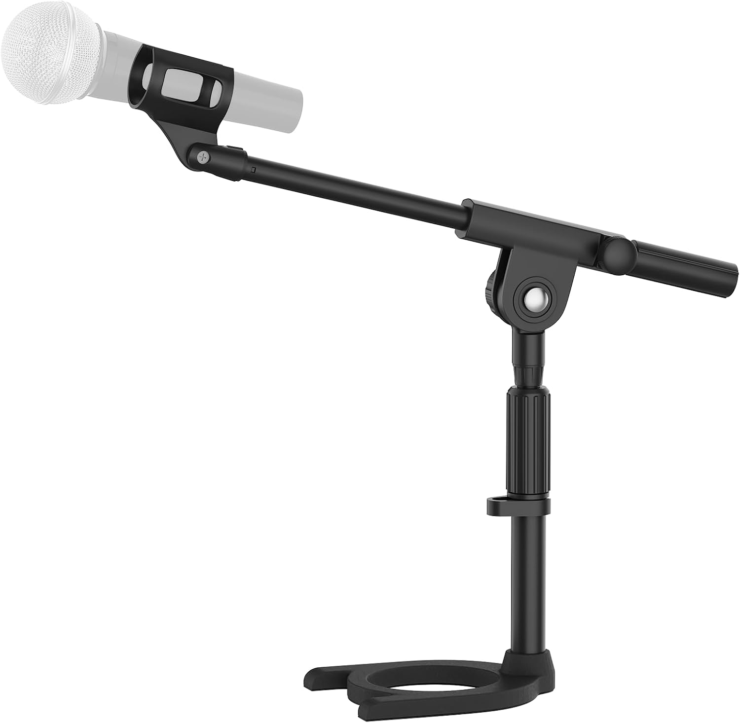 Detalle de futrue-wolker Basic Mount Desktop Microphone Stand with Adjustable Boom Arm