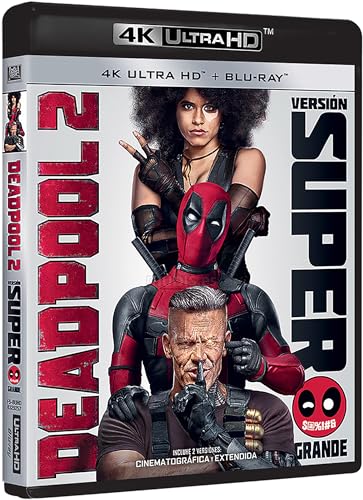 Detalle de Deadpool 2 Versión Super Grande — 4 discos 📀