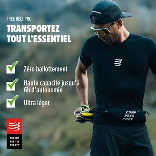 Detalle de COMPRESSPORT - Ceinture Trail Free Belt Pro : légère, ergonomique et sans ballotement