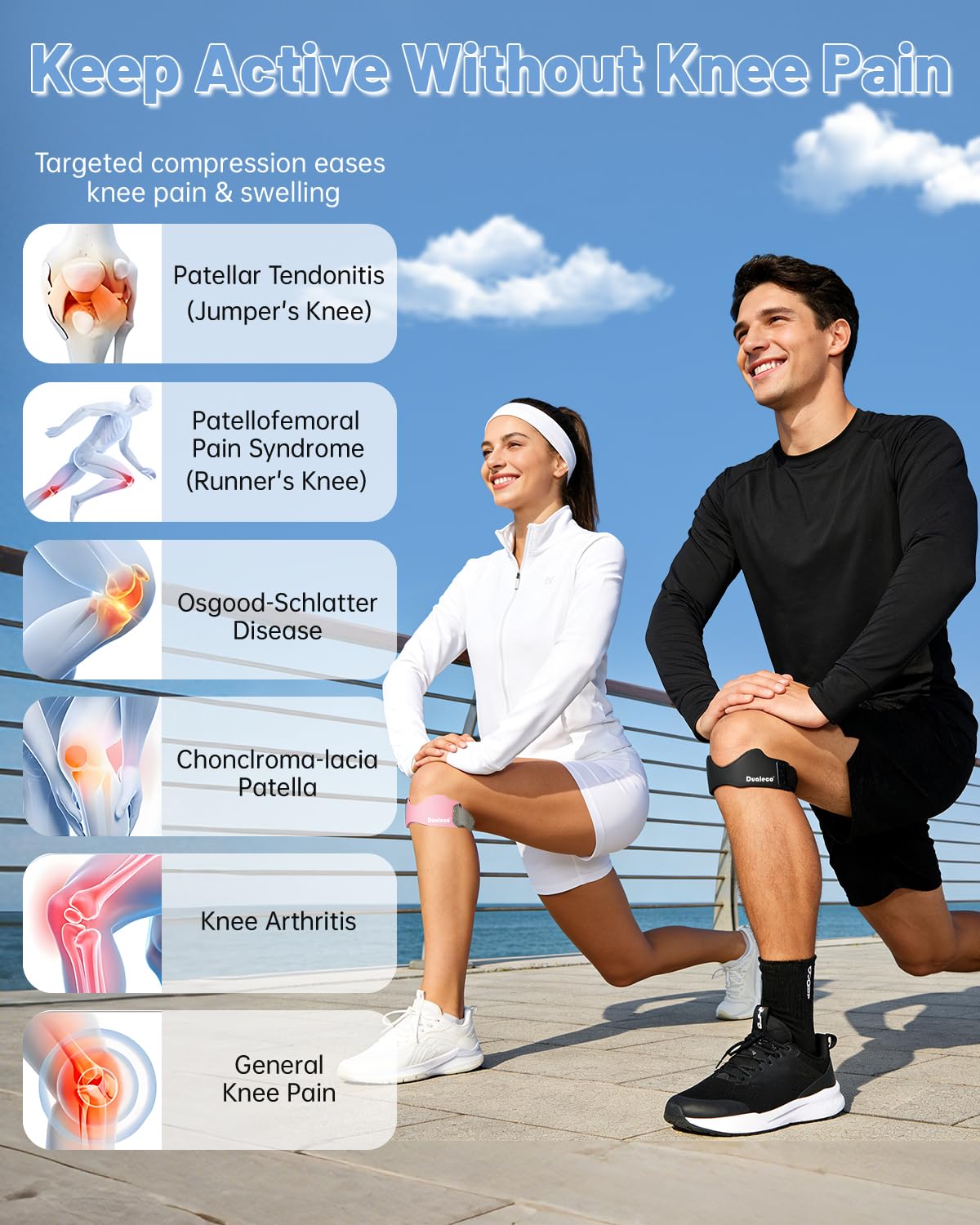 Thumbnail 6 de Dualeco Patella Tendon Knee Strap