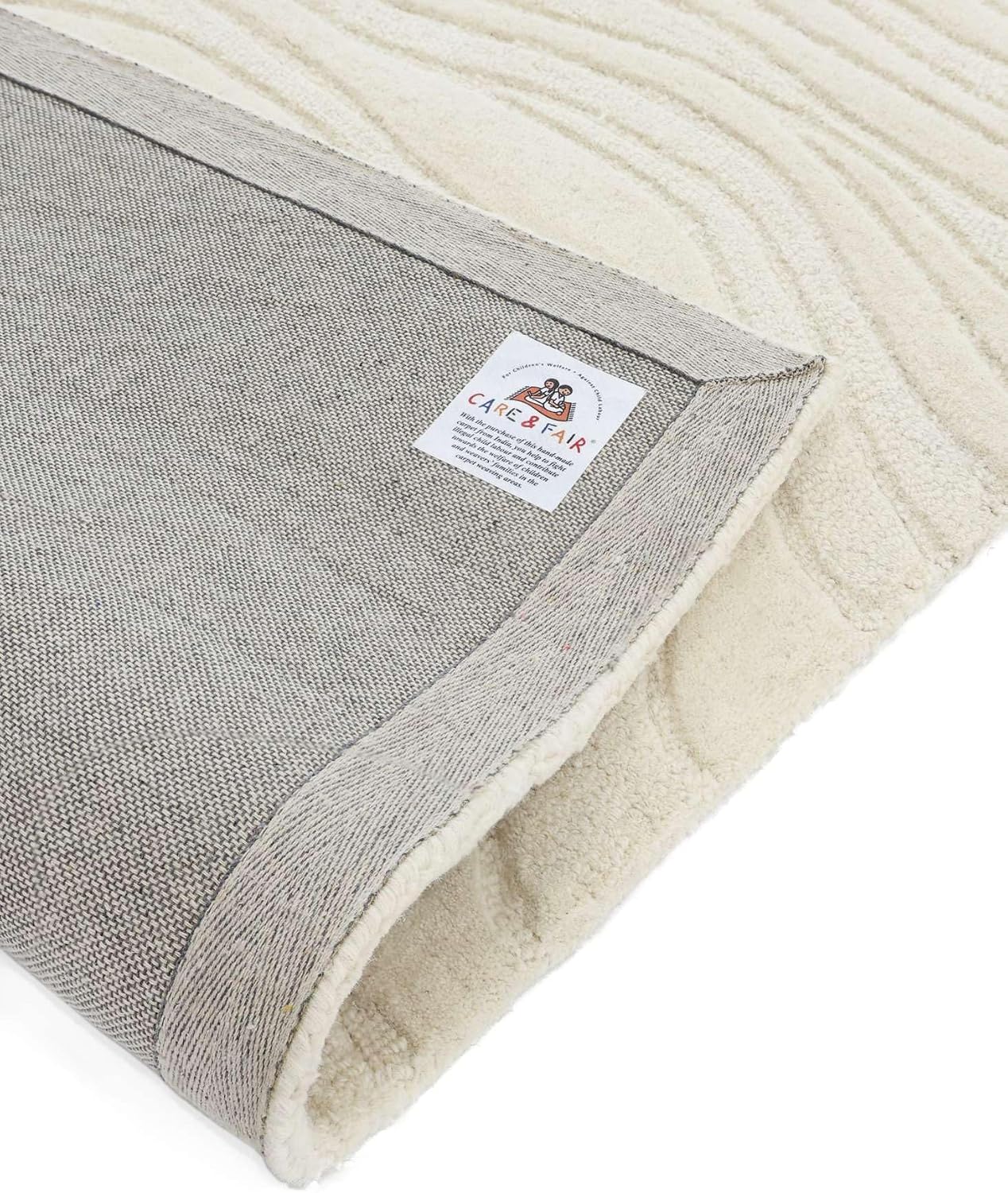 Thumbnail 4 de RugVista Marble Rug, 120 x 180 cm, White Wool and Cotton, Medium Pile