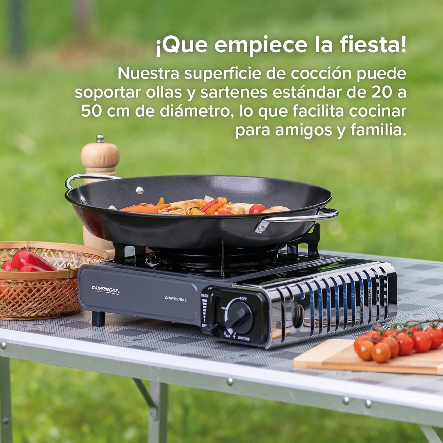 Detalle 2 de Campingaz Camp Bistro 3 hornillo 2.200 W