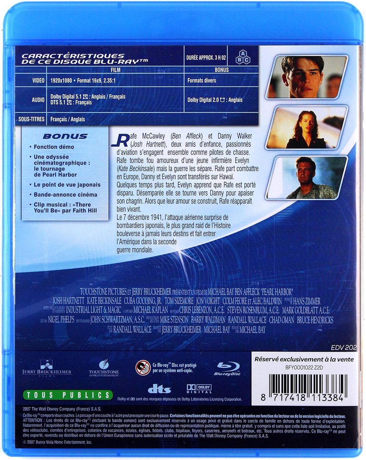 Thumbnail 1 de Disney Pixar Pearl Harbor Blu-ray