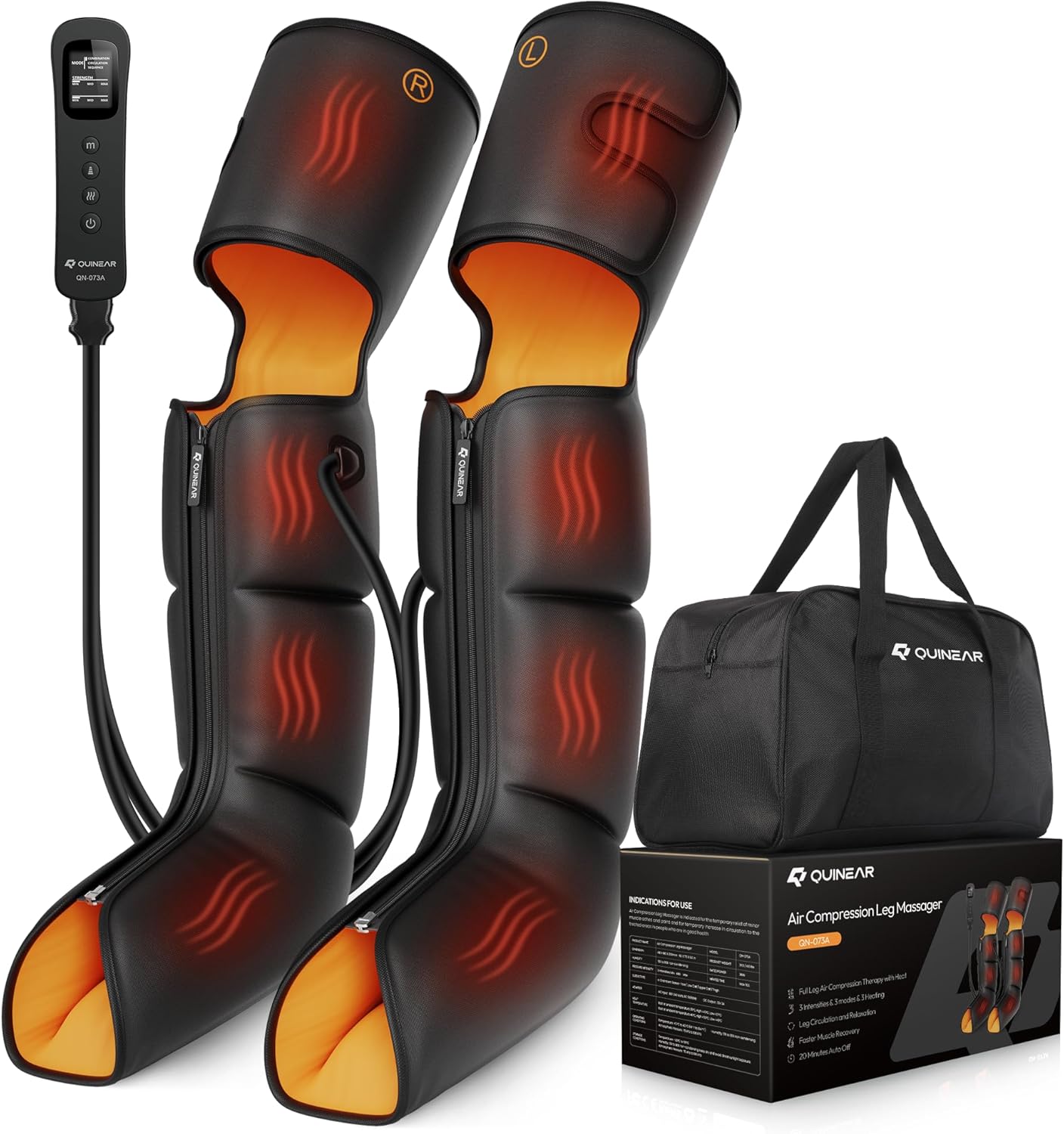 Detalle de QUINEAR Leg Massager 3-in-1 with Heat
