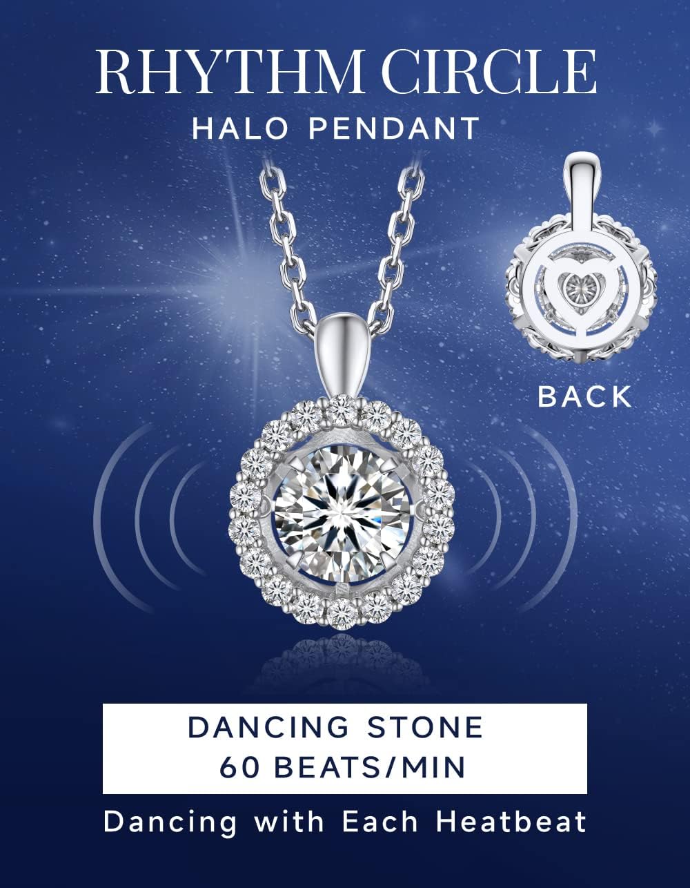Detalle de MomentWish Collana Halo 1 Carato