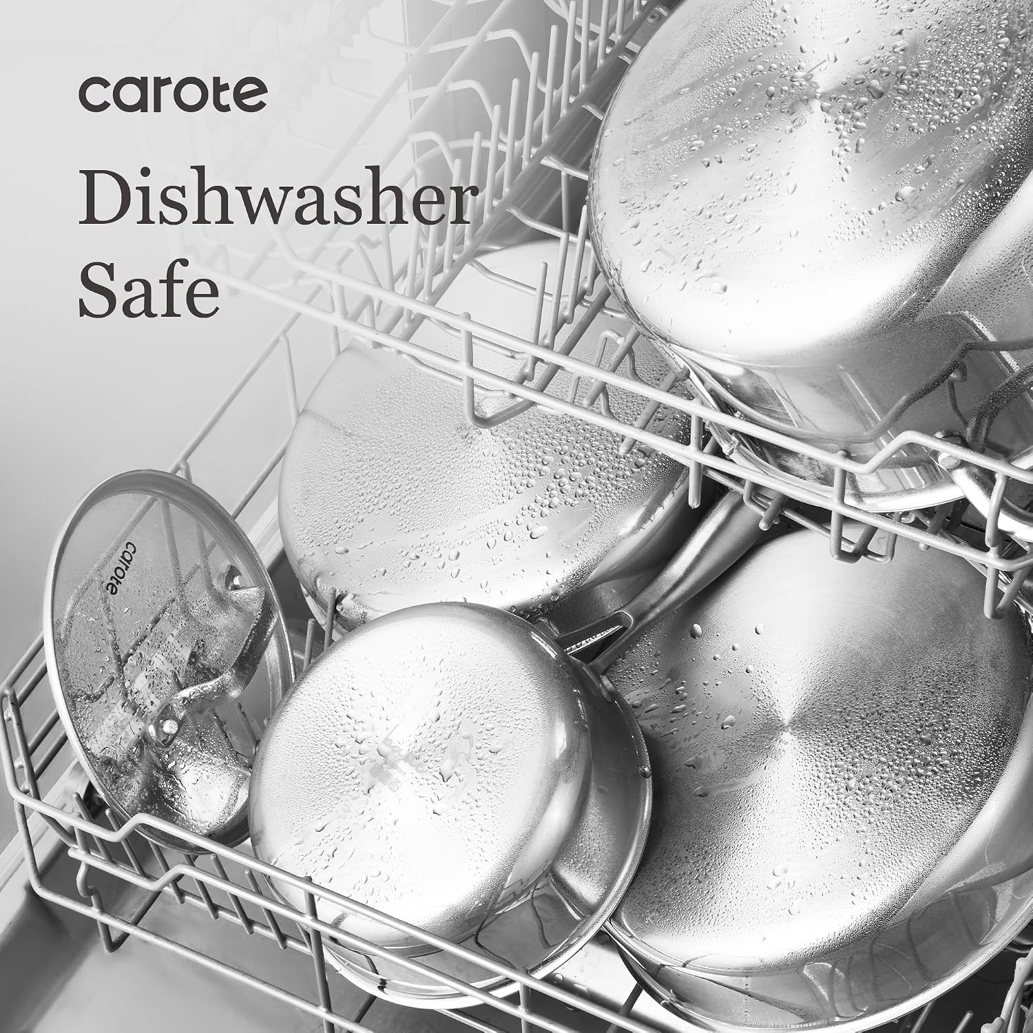 Thumbnail 6 de CAROTE 23PCS Tri‑Ply Stainless Steel Cookware Set