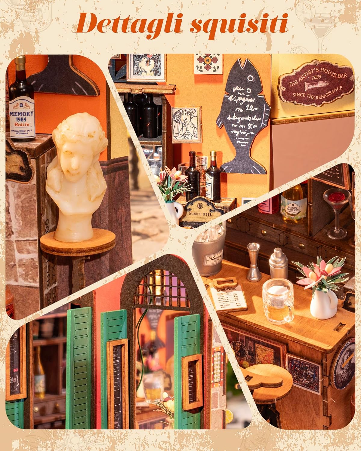 Thumbnail 5 de Rolife Kit casa in miniatura 22x19x22 cm đź§©