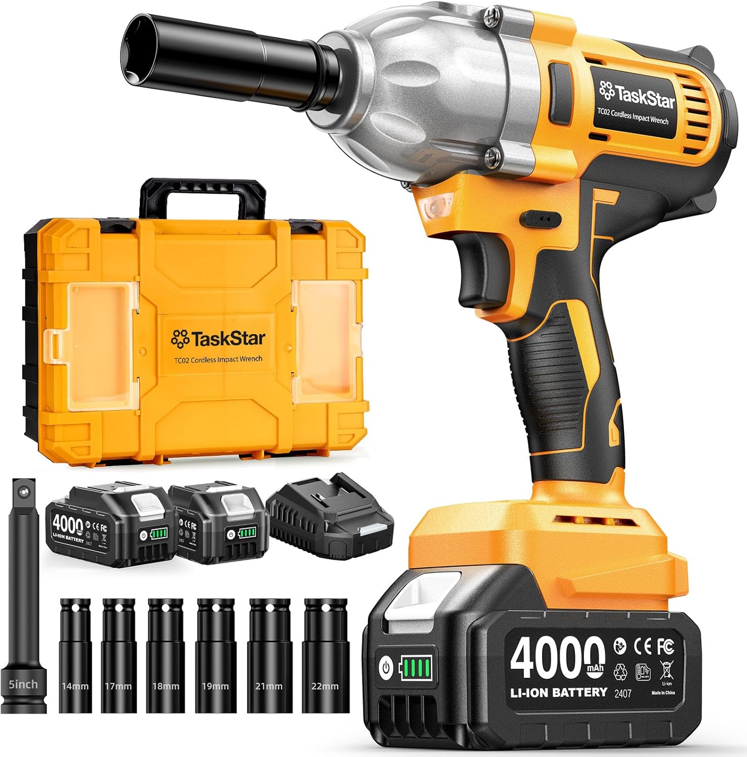 TaskStar 1/2 Impact Wrench 1200 N·m 🔧
