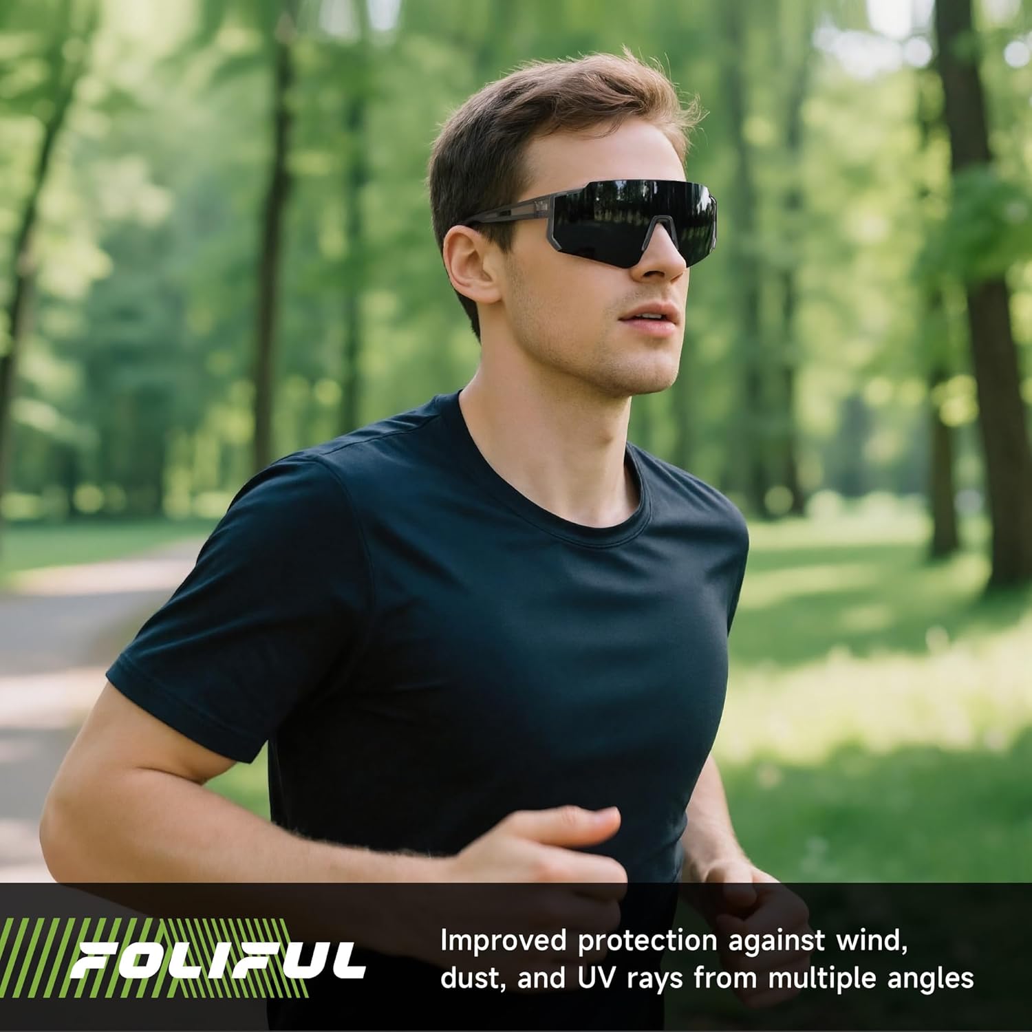 Thumbnail 3 de Foliful 3-Pack Polarized Sunglasses with UV Protection for Men & Women (Sports, Cycling, Running)