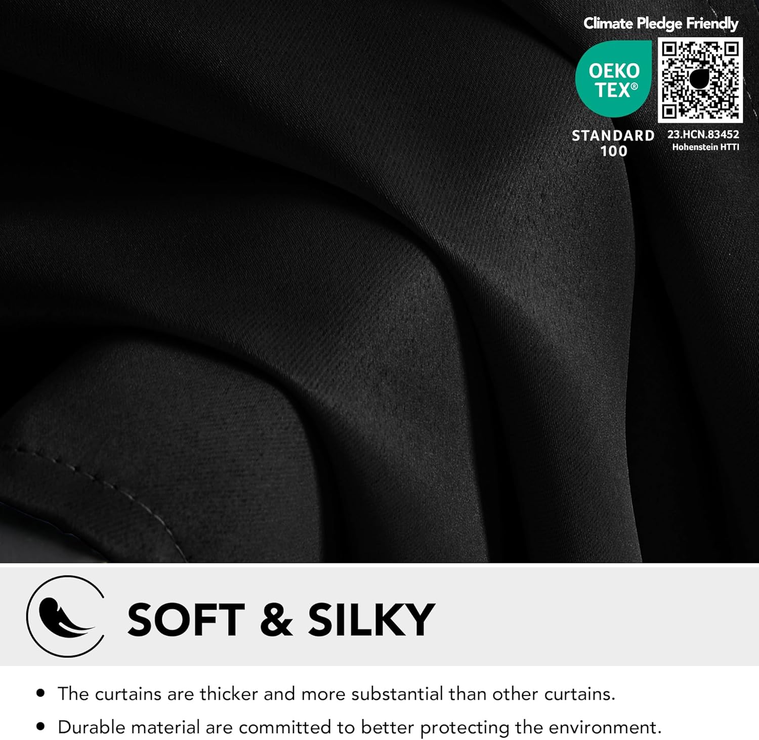 Thumbnail 5 de Deconovo 46 x 54 inch blackout curtains for bedroom 🪟