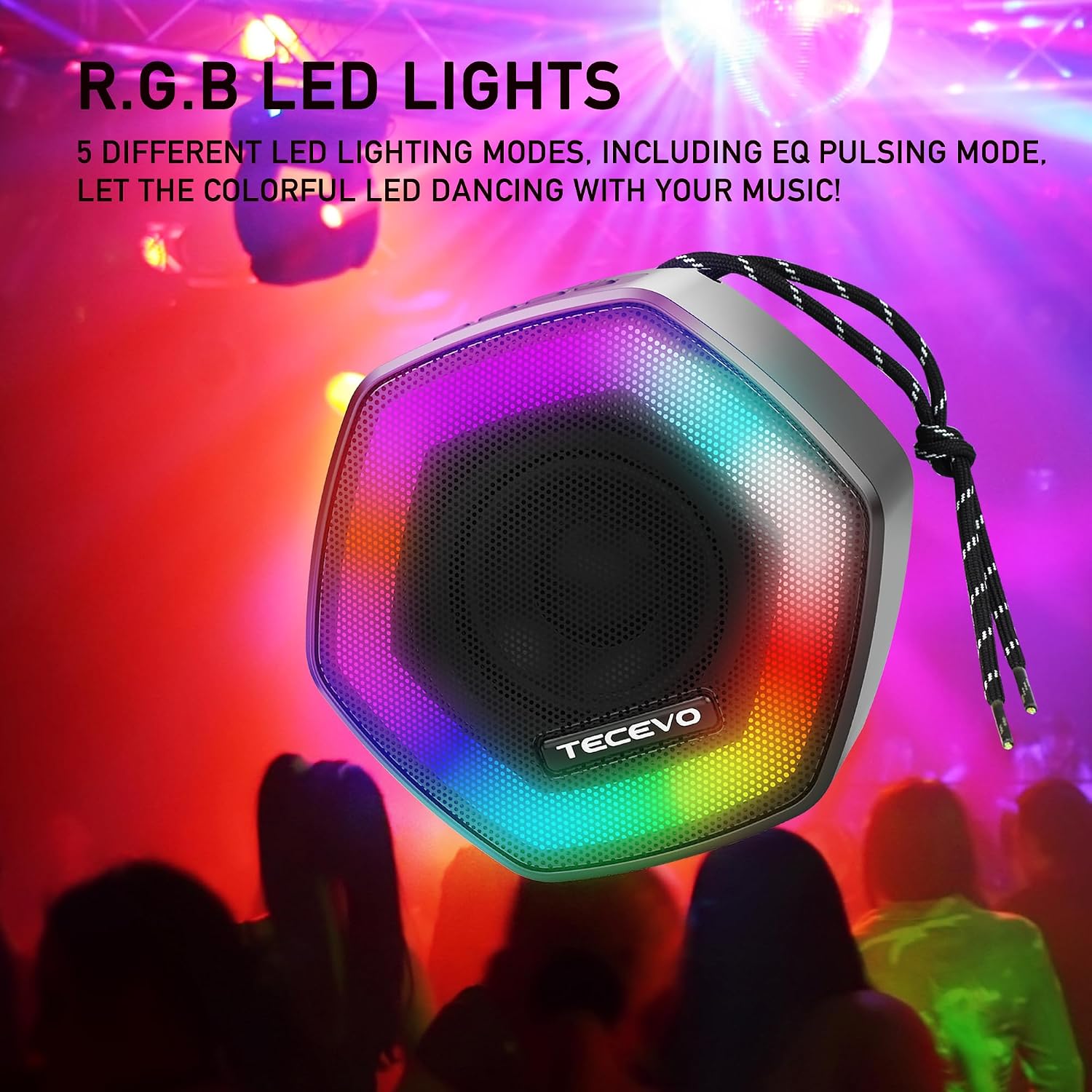 Thumbnail 5 de TECEVO HEX Bluetooth speaker 6 Hours