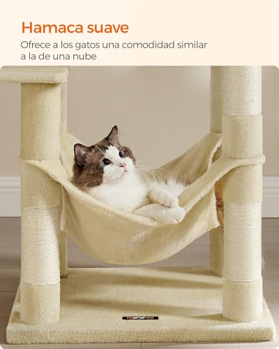 Detalle 1 de FEANDREA árbol para gatos de 137,7 cm