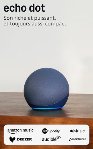 Thumbnail 7 de Echo Dot (Nouvelle génération) – Enceinte connectée Bluetooth et Wi-Fi, bleu marine, Alexa+
