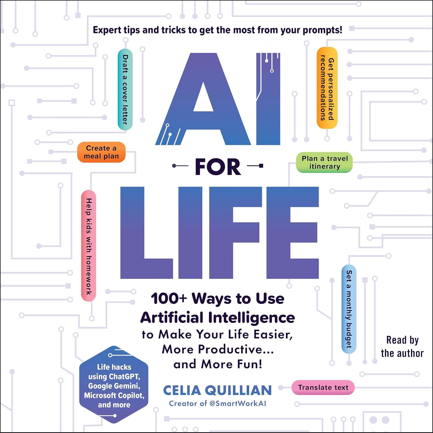 Detalle de AI for Life: 100+ Ways to Use Artificial Intelligence — Audiobook