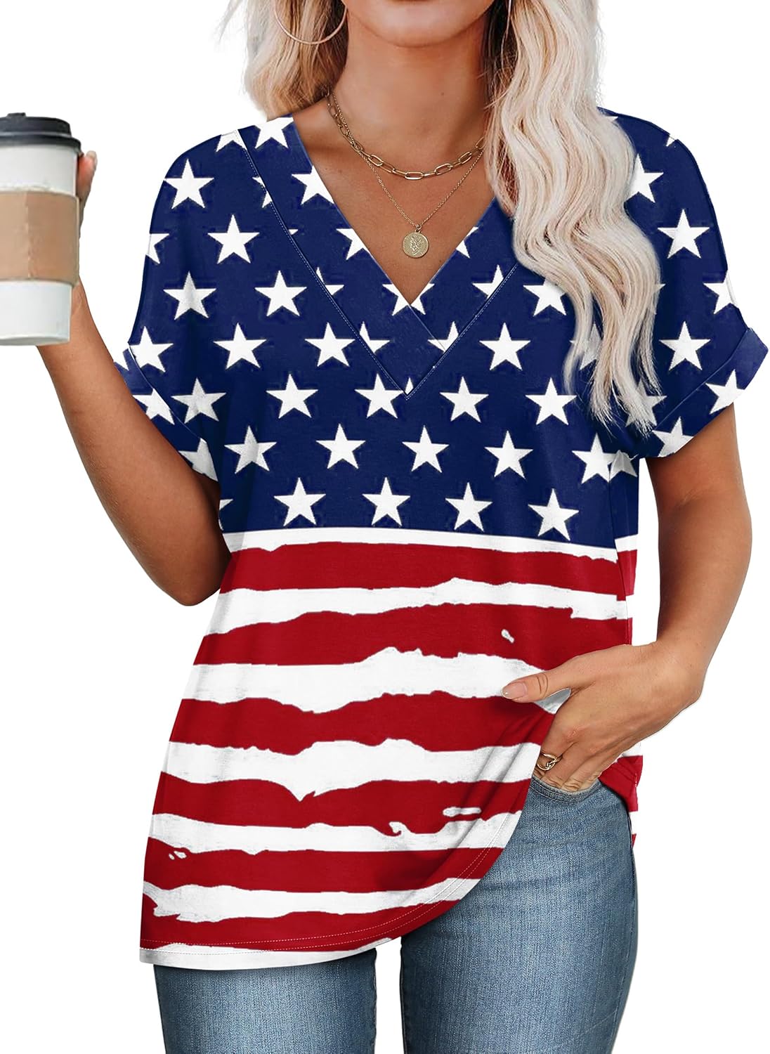 Detalle 2 de WIHOLL Women's V-Neck Shirt