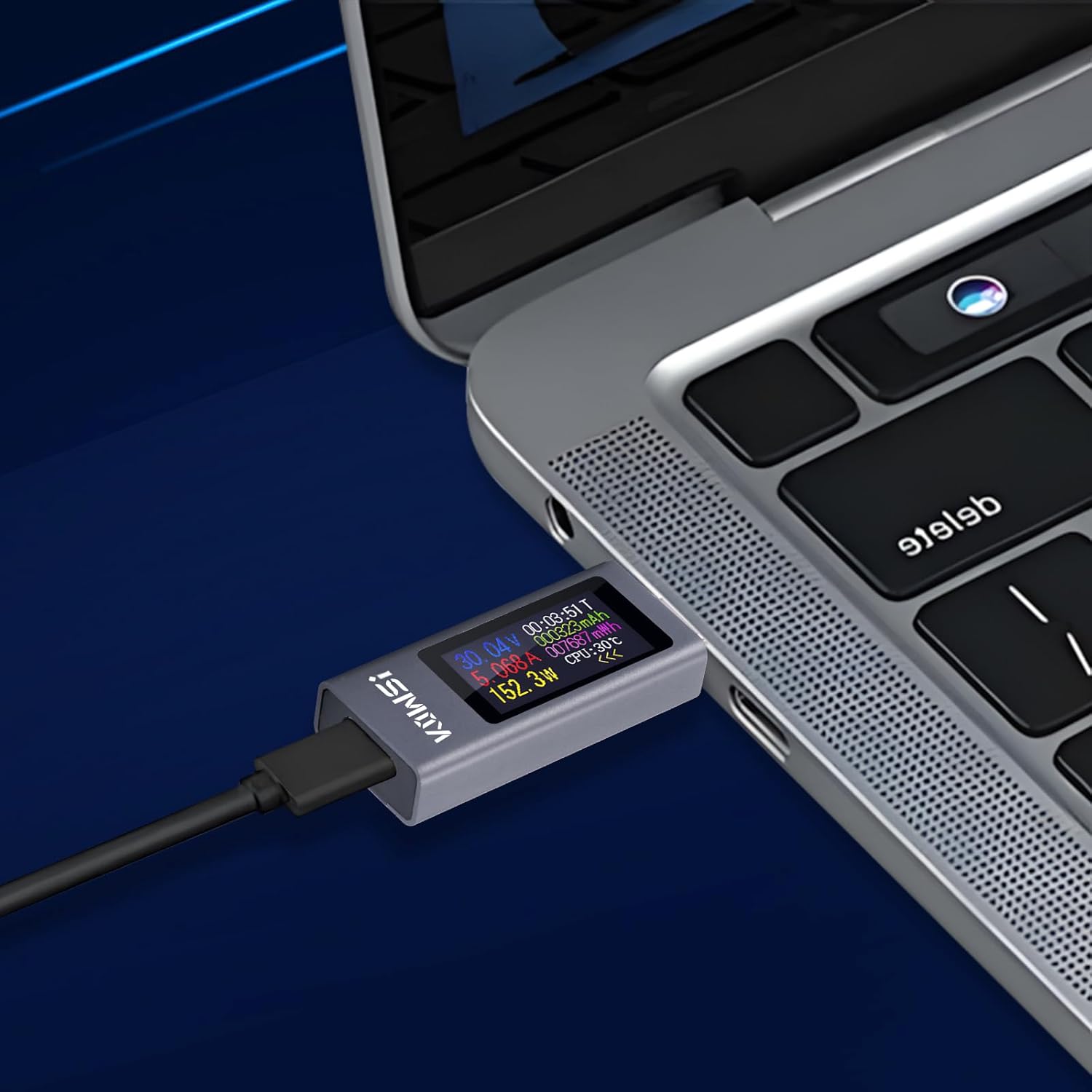 Thumbnail 3 de Heemol 240W USB-C Tester Messgerät für 4–30V und bis 12A (USB Power Meter / Multimeter) mit Kurvenanzeige