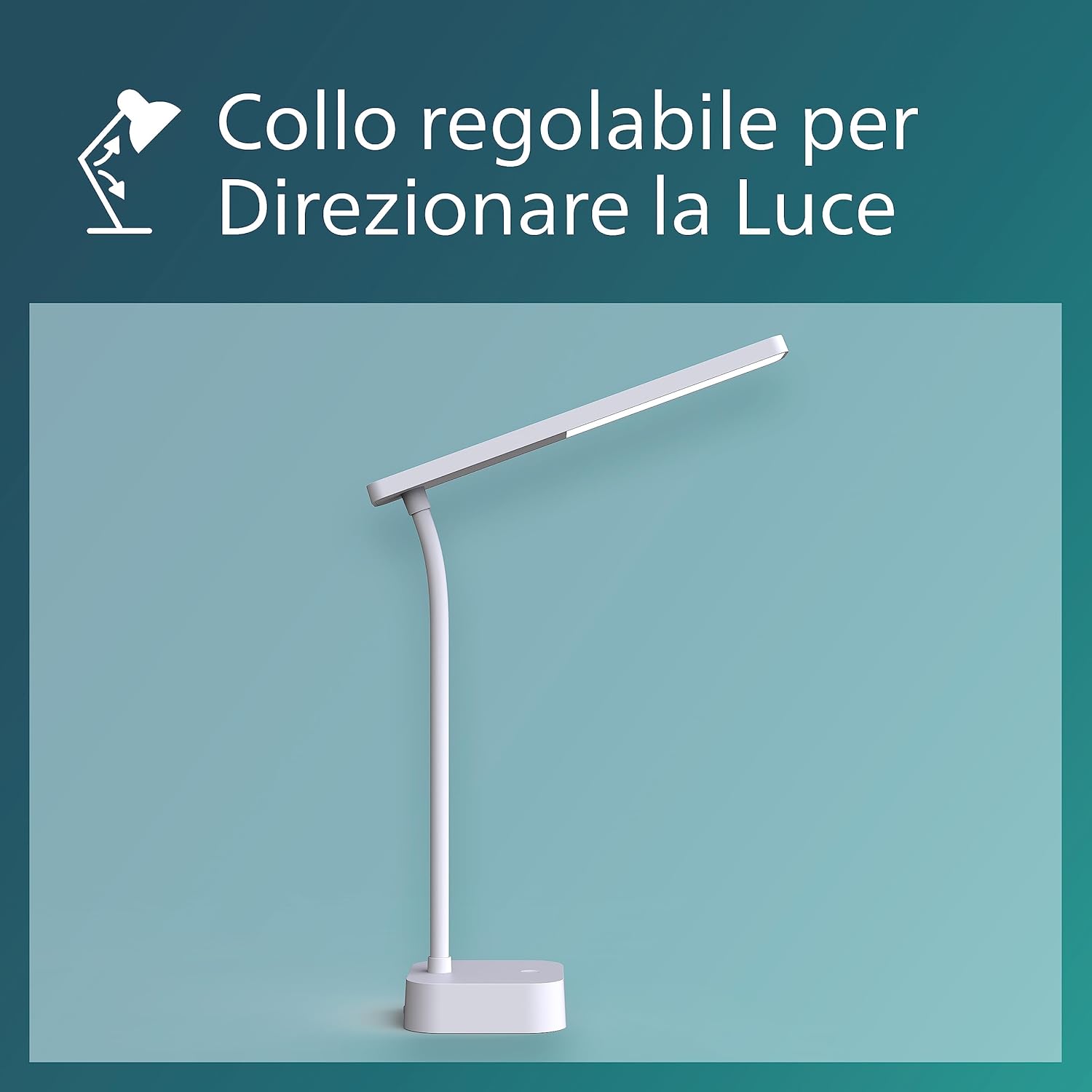 Thumbnail 5 de PHILIPS LED Tilpa tragbare Tischleuchte mit Akkubetrieb, 5W, Weiß