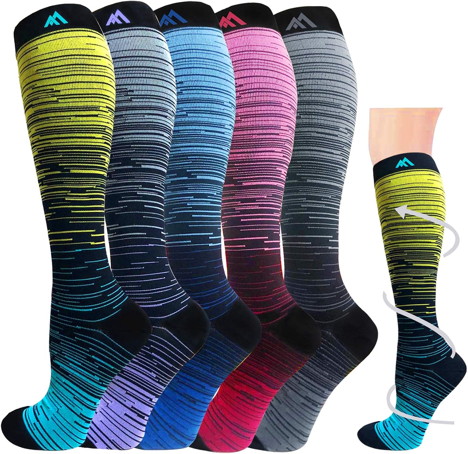 Detalle de Graduated Compression Socks 20-30 mmHg