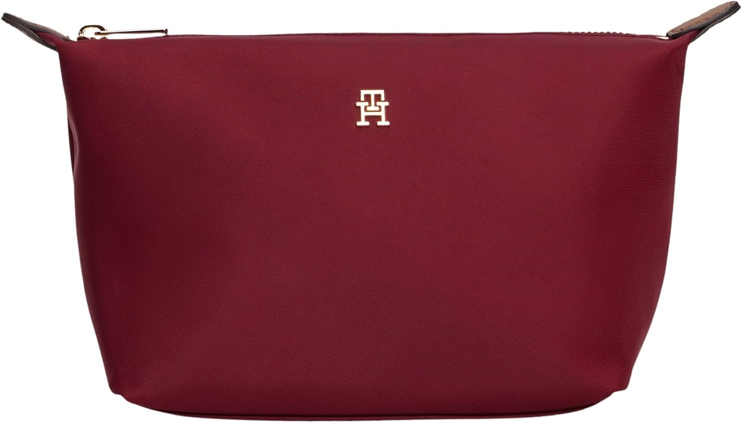 Detalle de Tommy Hilfiger Damen Kulturbeutel Icon Washbag Nylon mit Reißverschluss