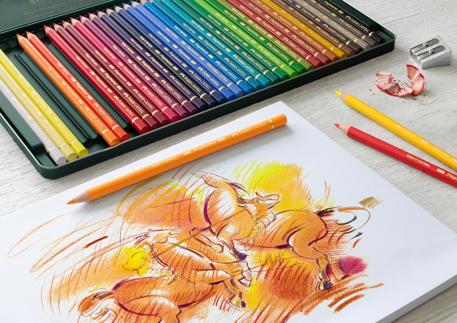 Thumbnail 6 de Faber-Castell 110060 Polychromos, 60er Metalletui – hochwertige Farbstifte im edlen Metallbehälter