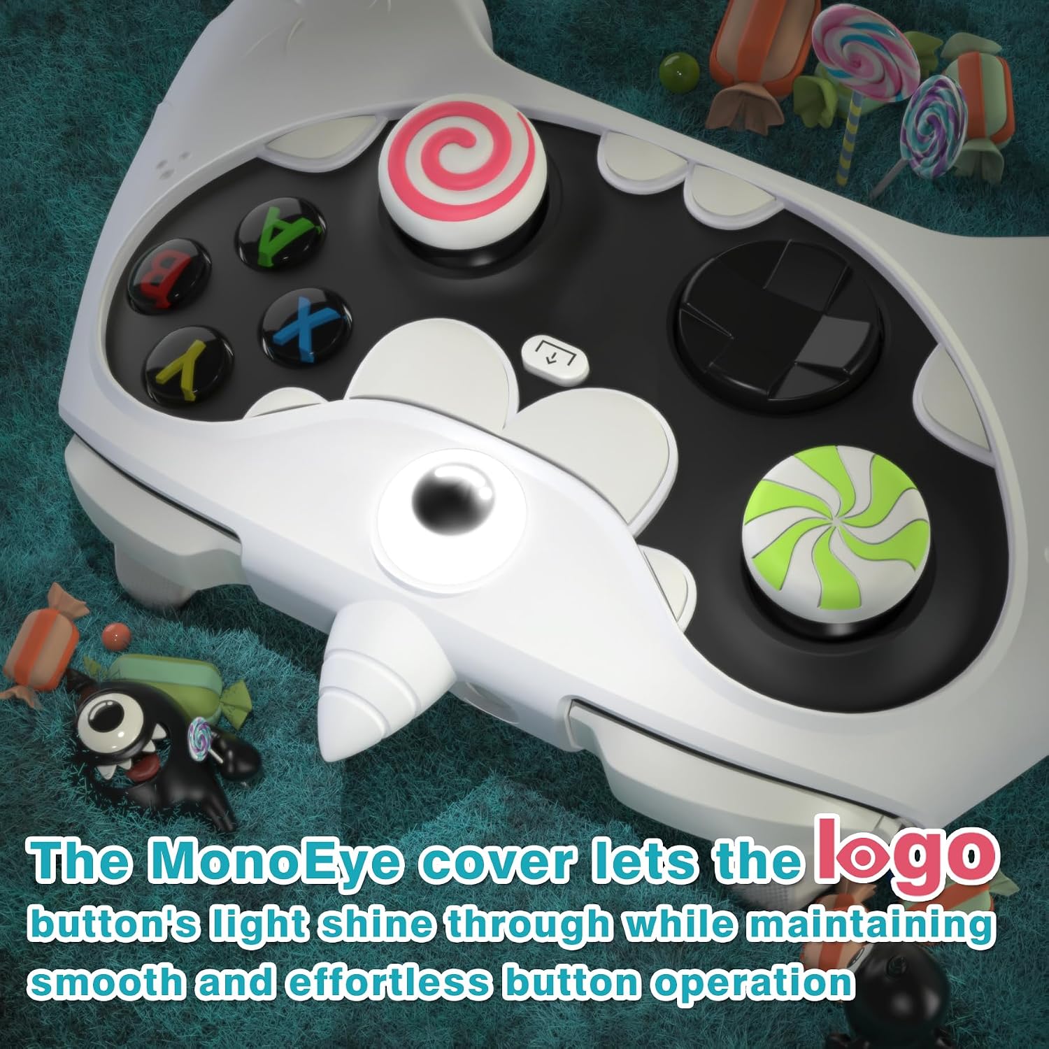 Detalle 2 de playvital MonoEye Monster silicone cover for Xbox Series X/S controller