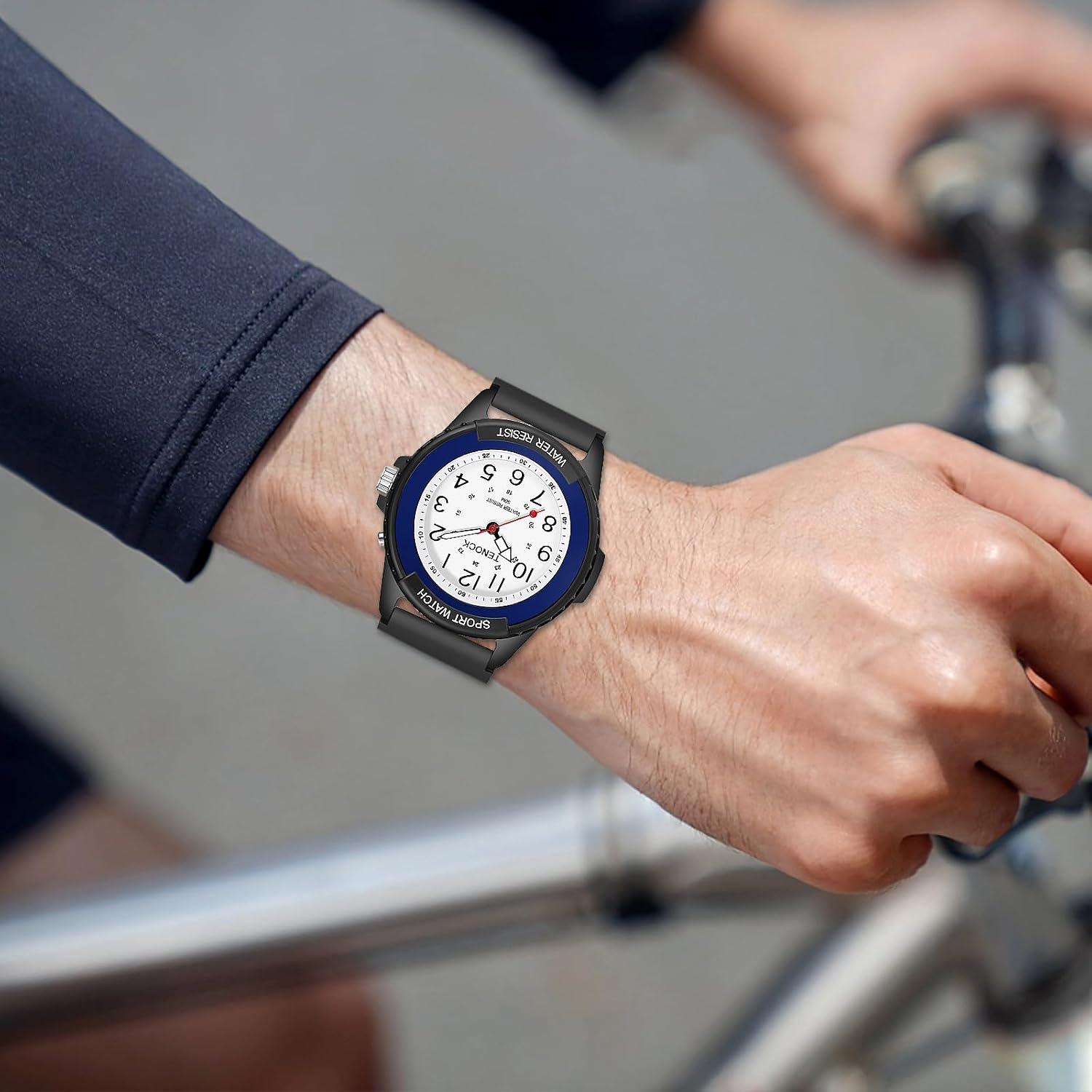 Detalle 2 de TENOCK Damen-Sportuhr Analog Quartz – 50 m wasserdicht, Nachtlicht, mehrfarbiges Design