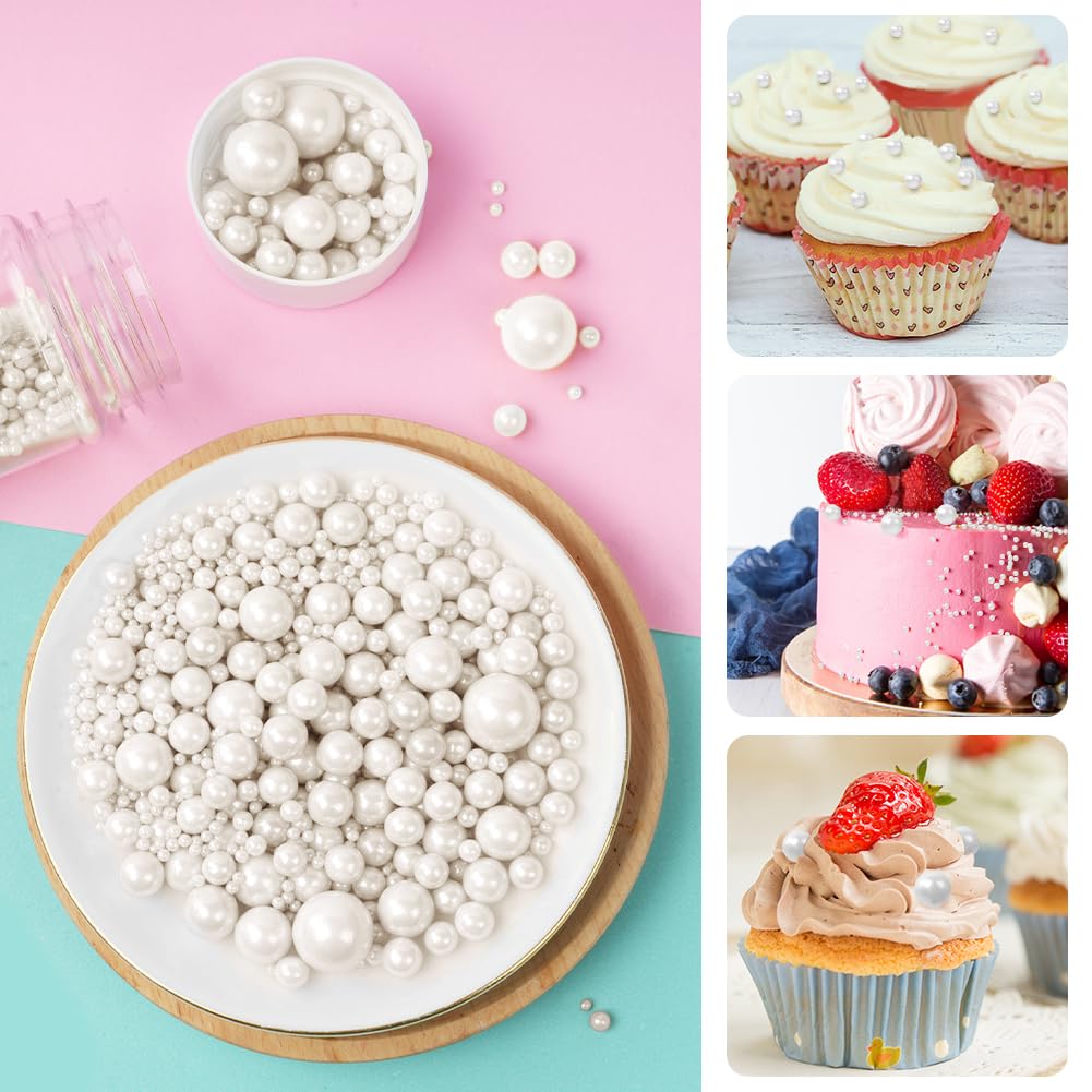 Thumbnail 5 de OSDUE Weiße Streusel 130g Zuckerperlen 🎂