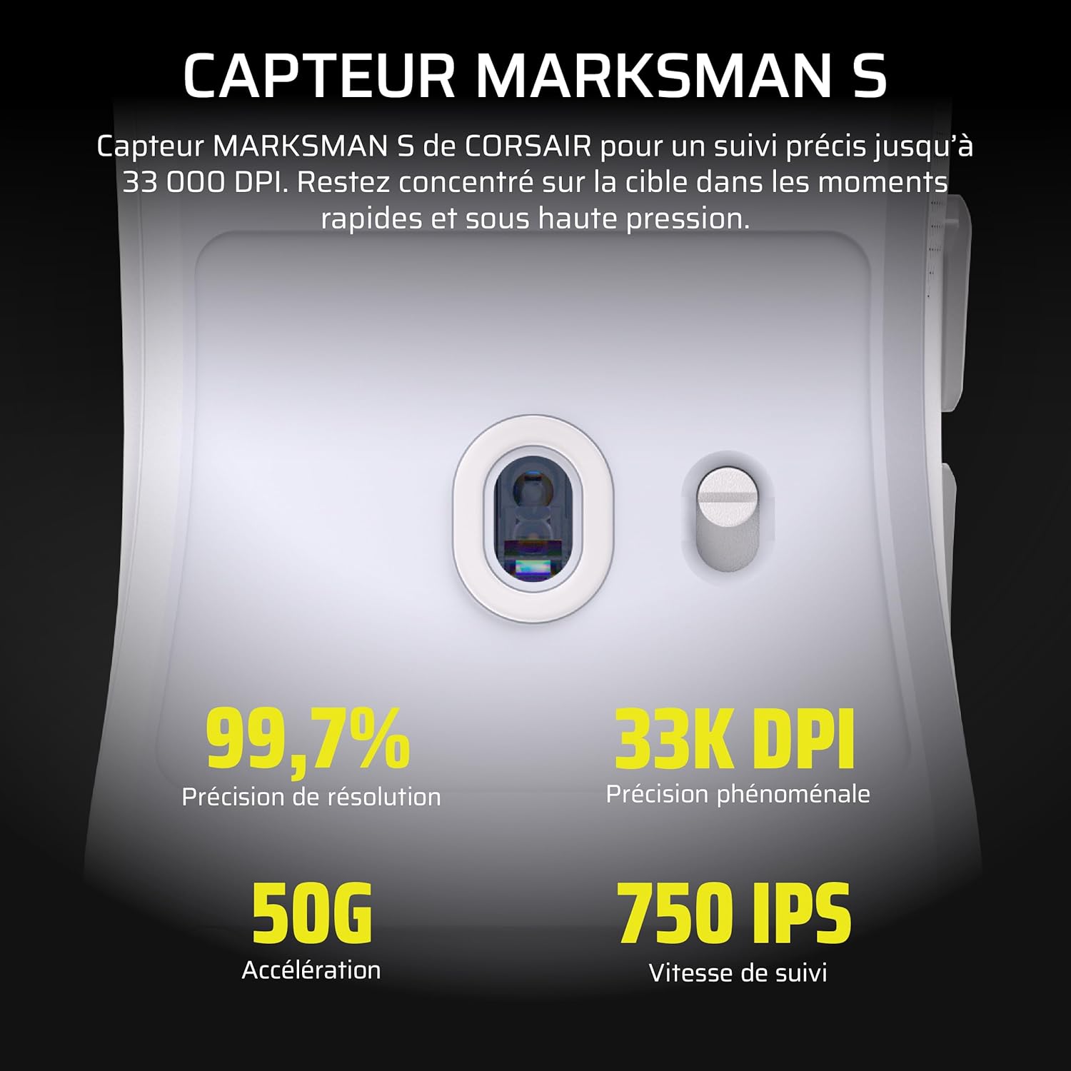 Thumbnail 5 de CORSAIR SABRE V2 PRO souris gaming ultralégère 36 g
