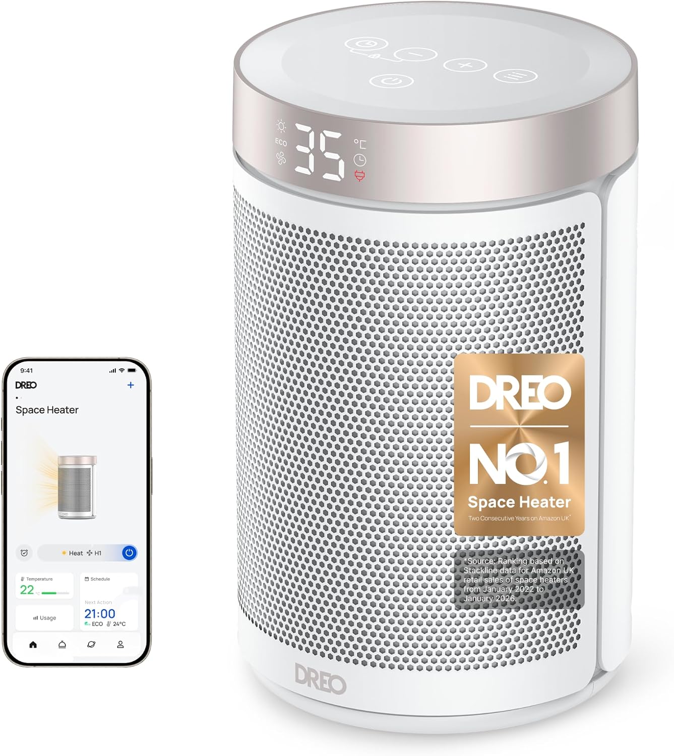 Thumbnail 2 de Dreo Electric Heater 1500W