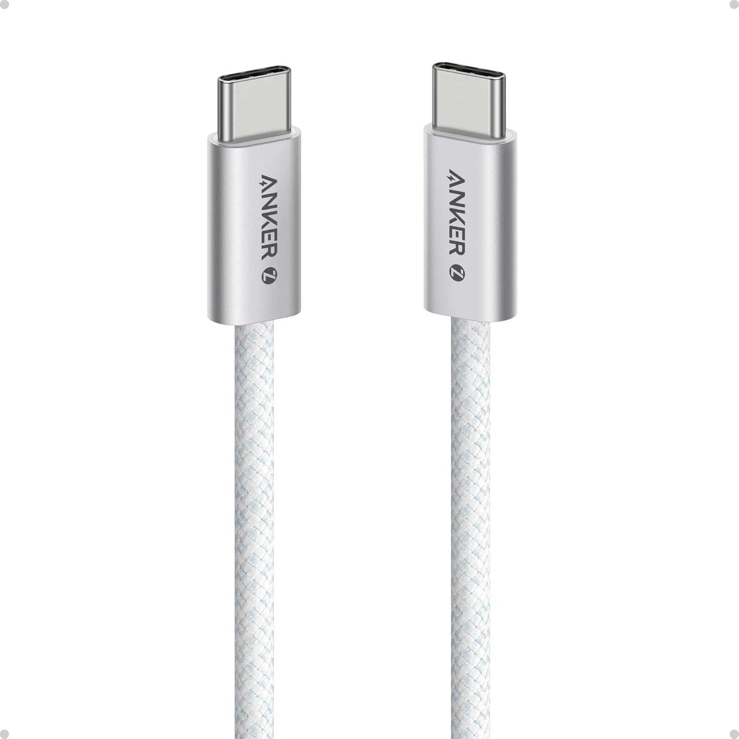 Thumbnail 6 de Anker Zolo USB-C to USB-C Cable (240W, braided, 6ft, 2-pack) – dirt-resistant and slim connector