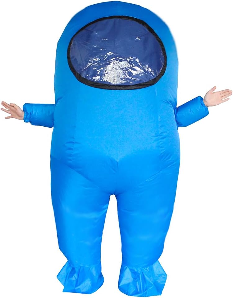 Detalle de MXoSUM Adult Inflatable Impostor Costume with Mesh Viewing Panel and Fan