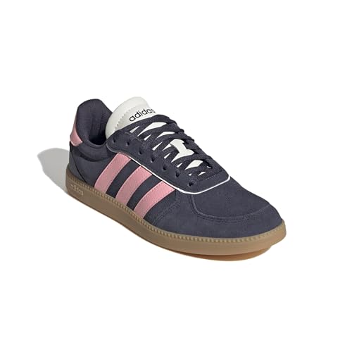 Thumbnail 3 de adidas Mujer BREAKNET Sleek Shoes en Shadow Navy/Pink Spark/Off White (horma clásica, cordones) — 39 1/3 EU