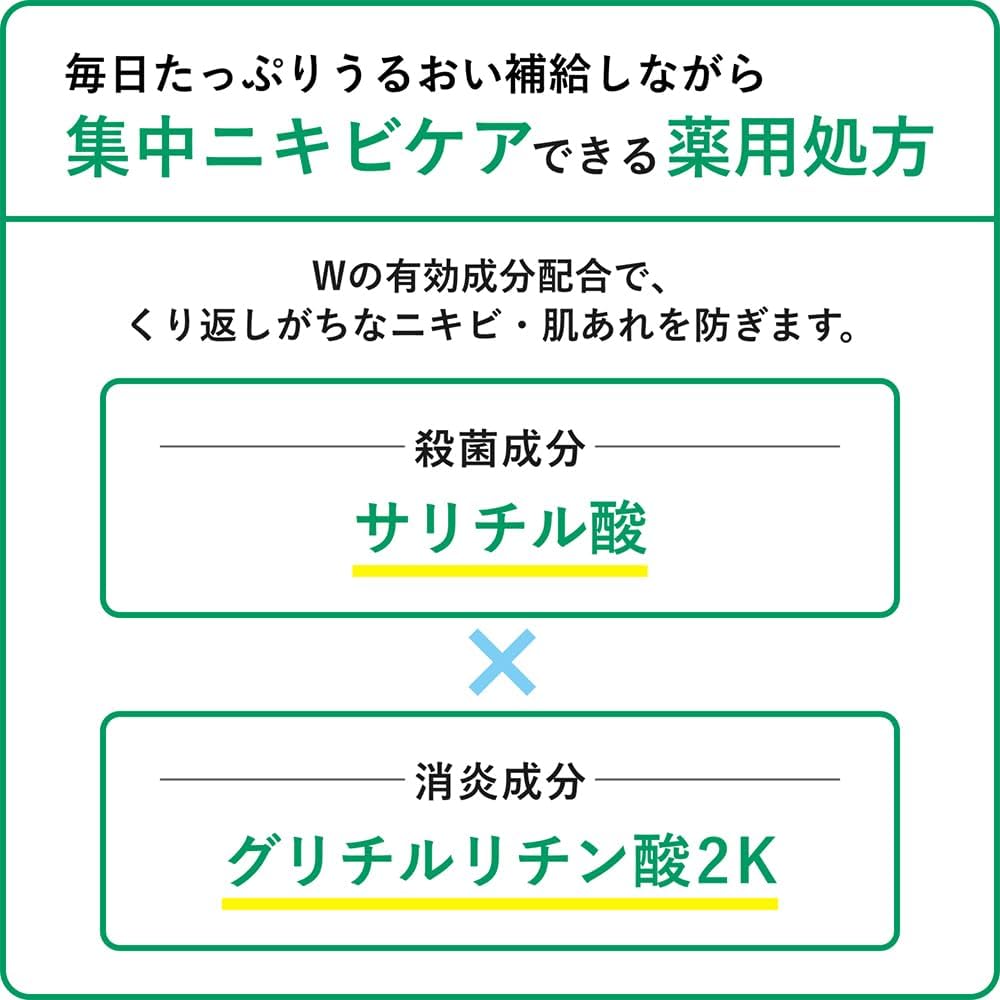 Detalle 2 de 肌美精 CHOI 薬用ニキビケア化粧水 320mL×2セット|サリチル酸・グリチルリチン酸2K配合
