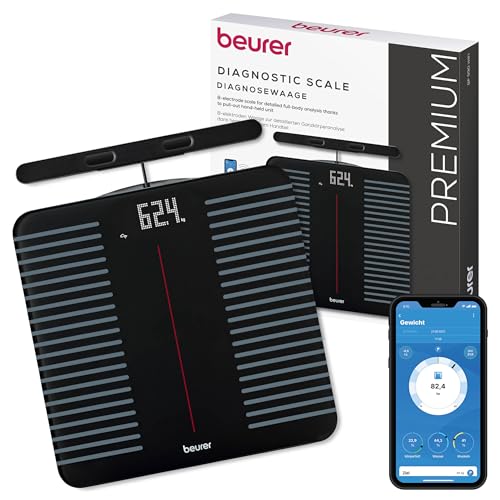 Detalle de Beurer BF 990 WIFI báscula grasa corporal, 180 kg