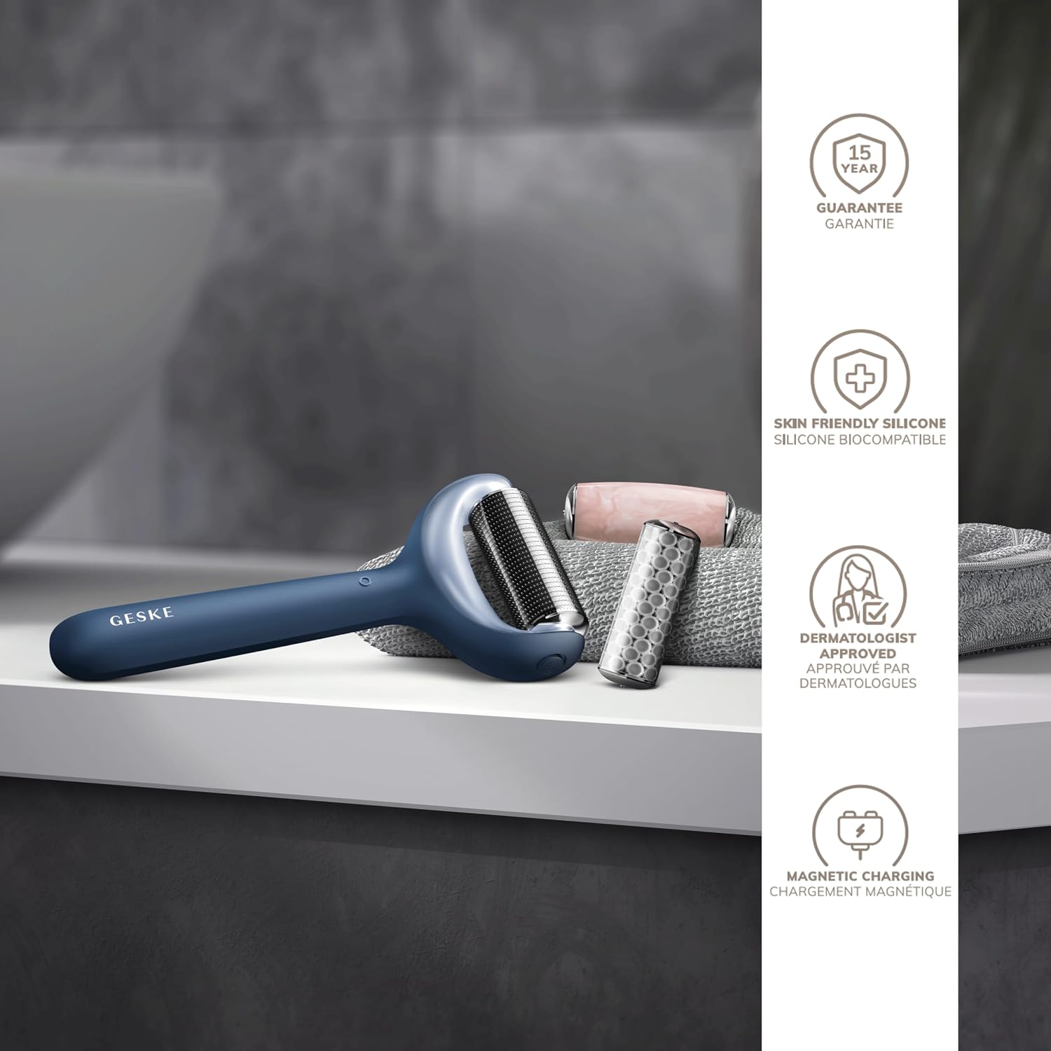 Thumbnail 5 de GESKE SmartAppGuided MicroNeedle Roller 9-en-1: beauté guidée et éthique de soin