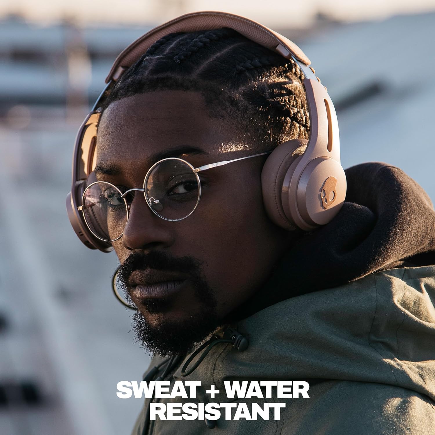 Detalle de Casque Skullcandy Icon ANC Wireless on‑Ear avec ANC, IPX4 et jusqu’à 60 h d’autonomie