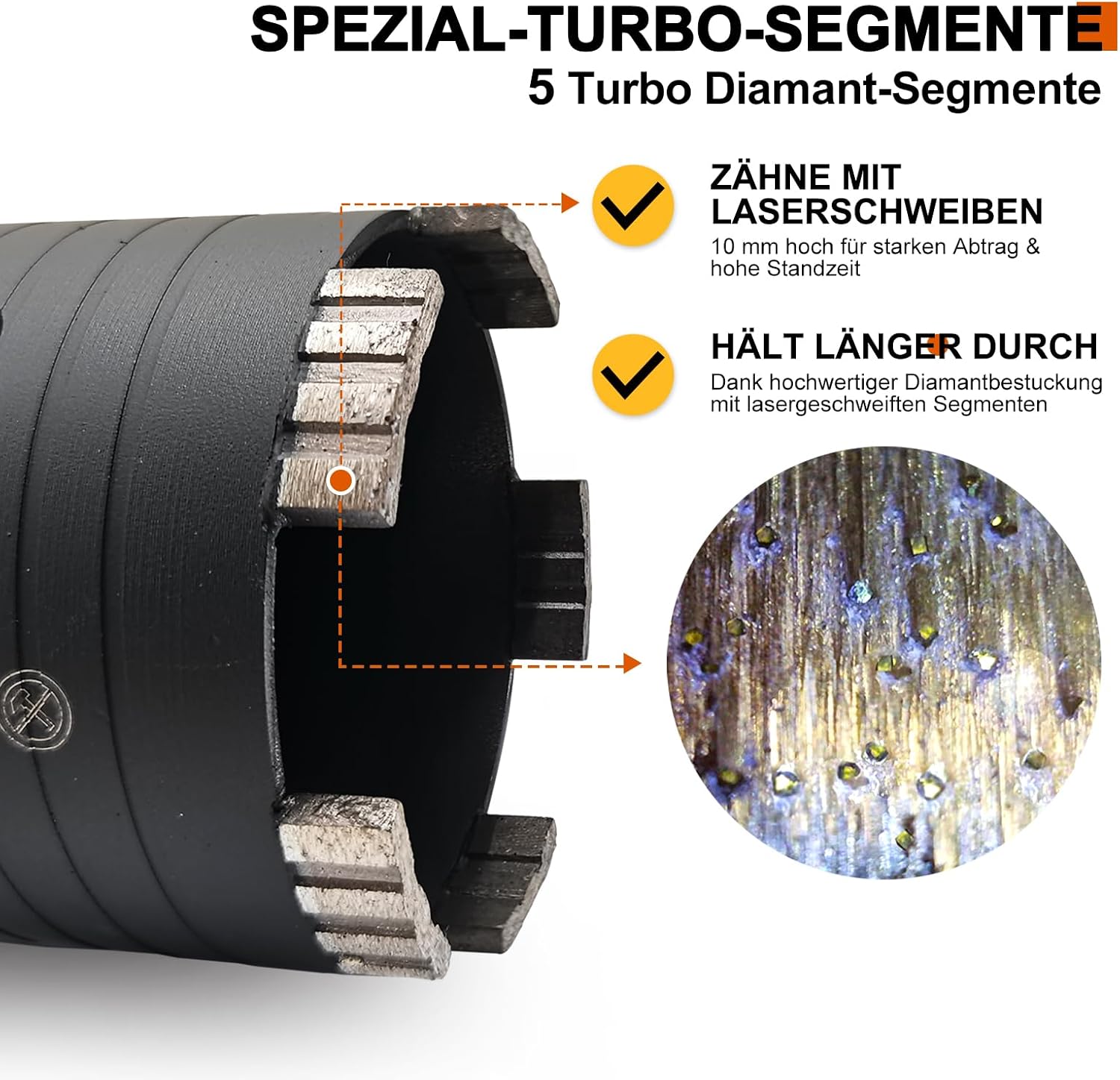 Detalle de GVHAKG Diamantbohrkrone 82 mm für Beton