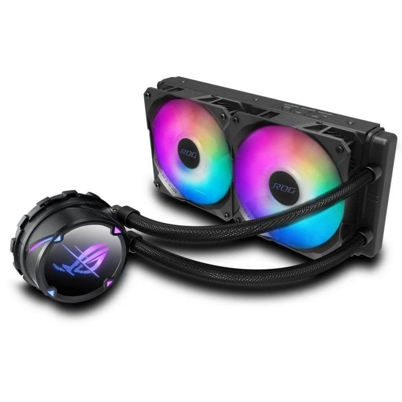 Detalle de ASUS ROG Strix LC II 240 ARGB, refrigeración líquida AIO de 240 mm