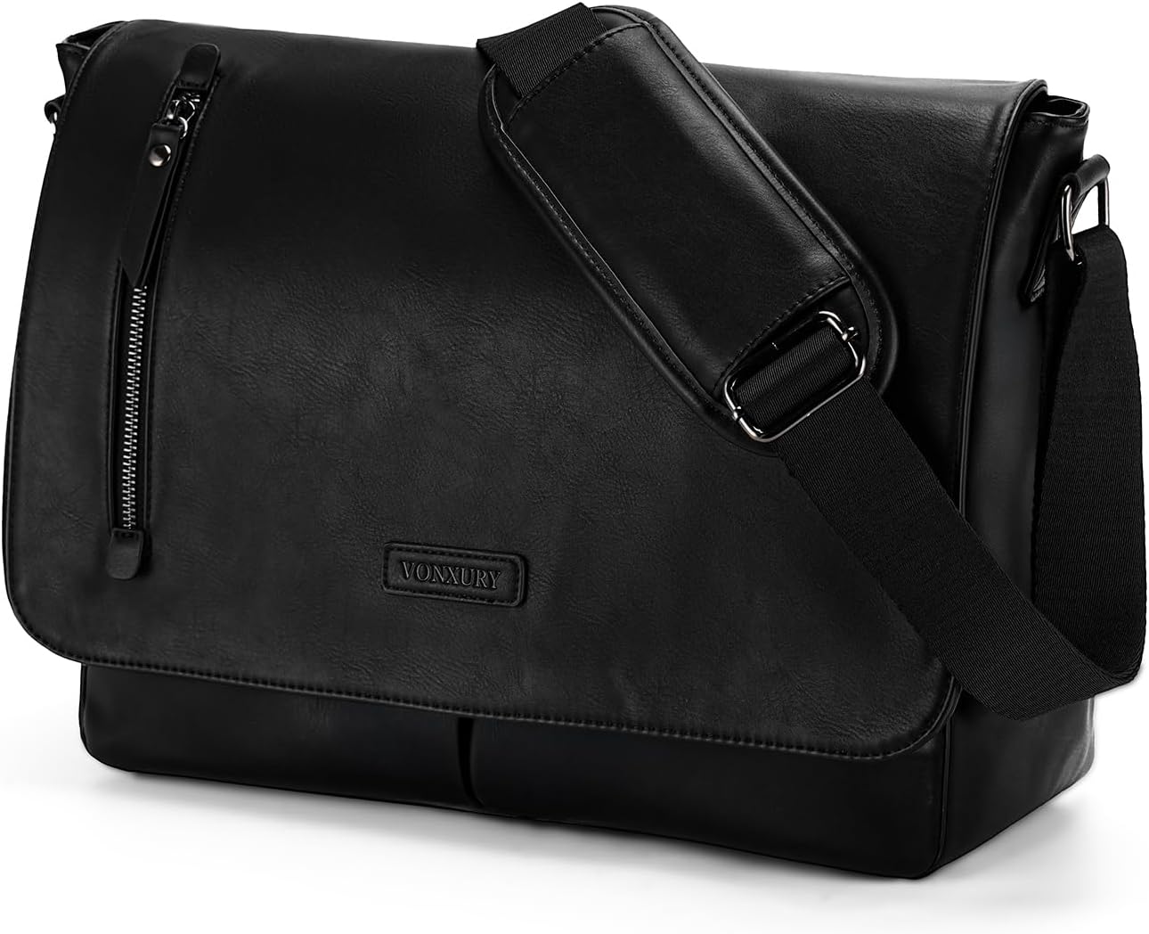 Thumbnail 6 de VX VONXURY Umhängetasche aus veganem Leder mit Platz für 14-Zoll-Laptop (Braun)