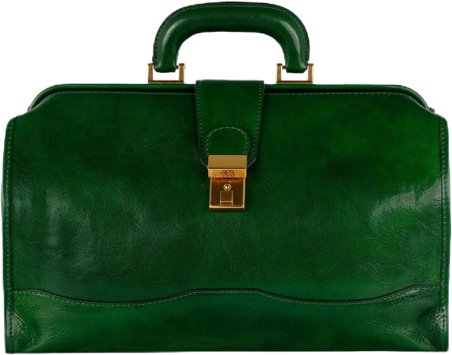 Time Resistance Leather Doctor Bag — Vintage Style Leather Briefcase for Men and Women