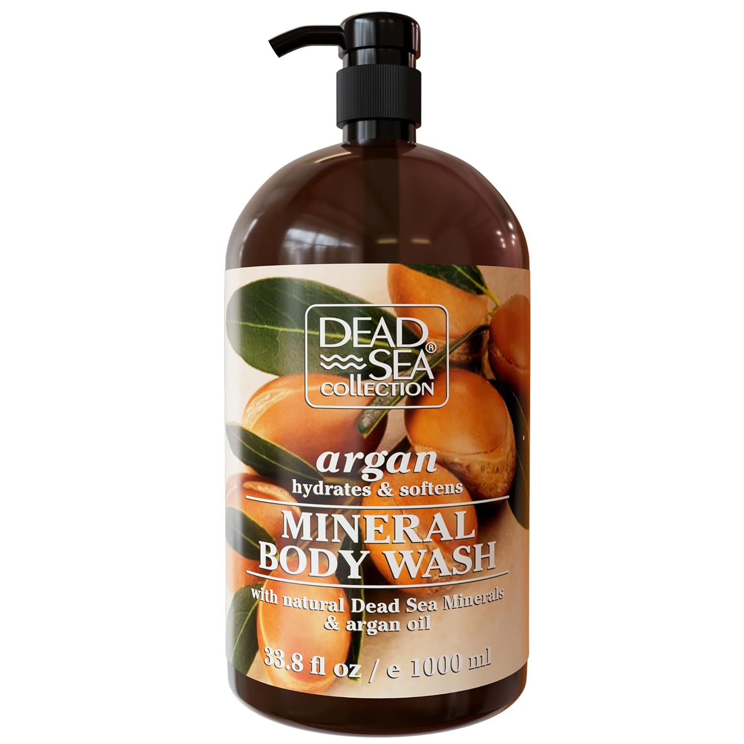 Detalle de Dead Sea Collection Lavender Body Wash: Pure Dead Sea Minerals + Lavender Oil (Pack of 2, 67.6 fl oz)