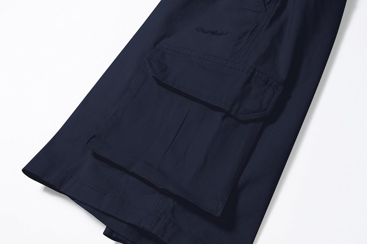 Detalle de Ougelebo Cargo Shorts Baumwolle – Kurze Hose Herren
