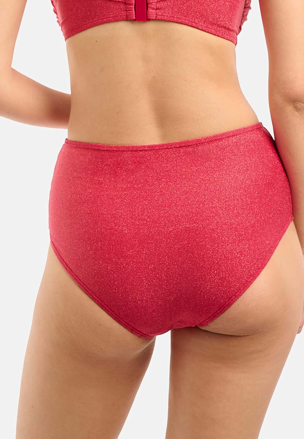 Thumbnail 1 de Sans Complexe - Modèle Reflet : Bas de Maillot de Bain Taille Haute pour Femme, lurex et recyclé