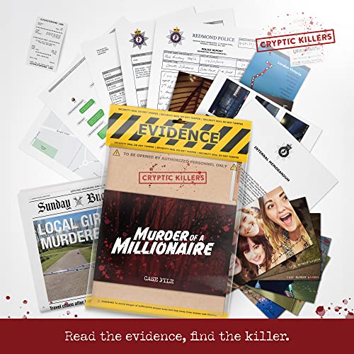 Detalle de Cryptic Killers: Unsolved Murder Mystery Game – Cold Case Files Investigation