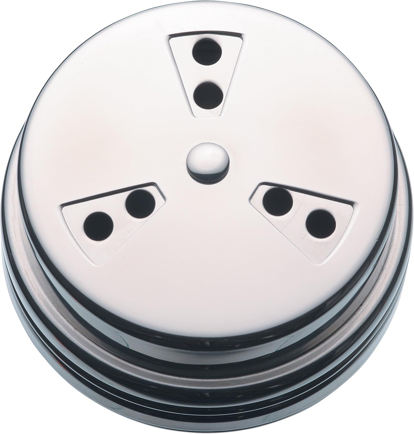 Detalle 2 de KitchenCraft Adjustable Stainless Steel Shaker, 6 x 9 cm, Three Hole Sizes