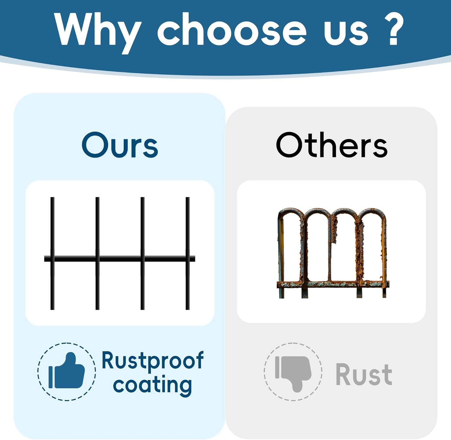 Thumbnail 1 de Thealyn Decorative Garden Fence (81cm H x 71cm W) – 10 Panels, 7m Total Length